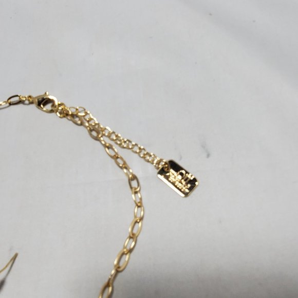 JTV multicolor crystal gold tone  necklace and earring set - Picture 4 of 8